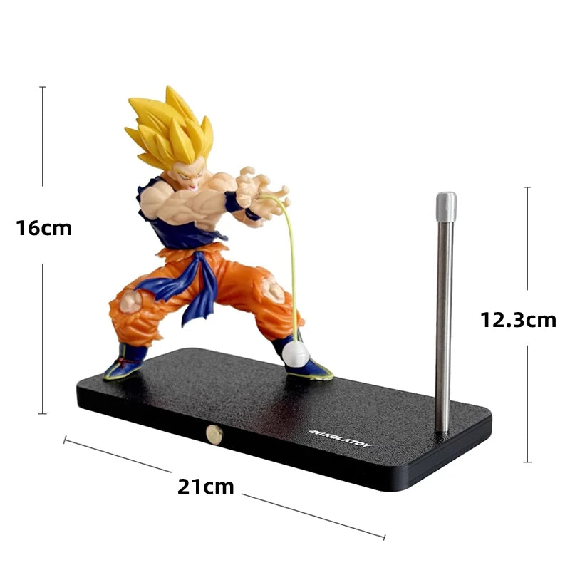 DRAGON BALL Son Goku Kamehameha Nachtlampe Schreibtisch-Dekorationsmodell Nacht Anime umgebende Kinderspielzeuge Geburtstagsgeschenk