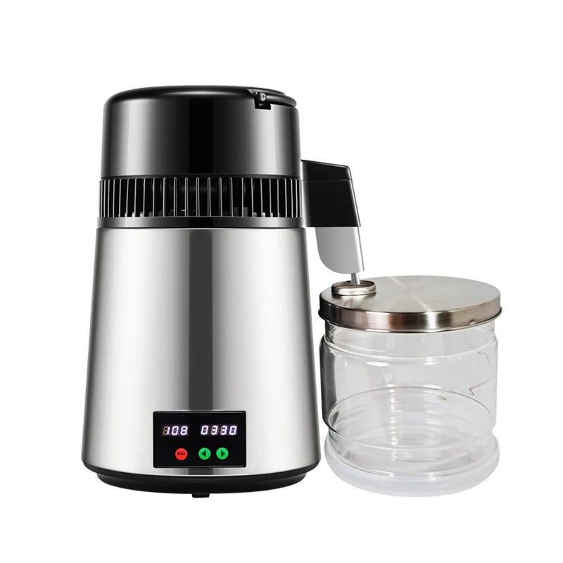 750W 4L Wasser-Destilliergerät Haushalt Destilliertes Reinwassergerät Destillationsreiniger Filter Edelstahl Wasserfilter Zweitbild