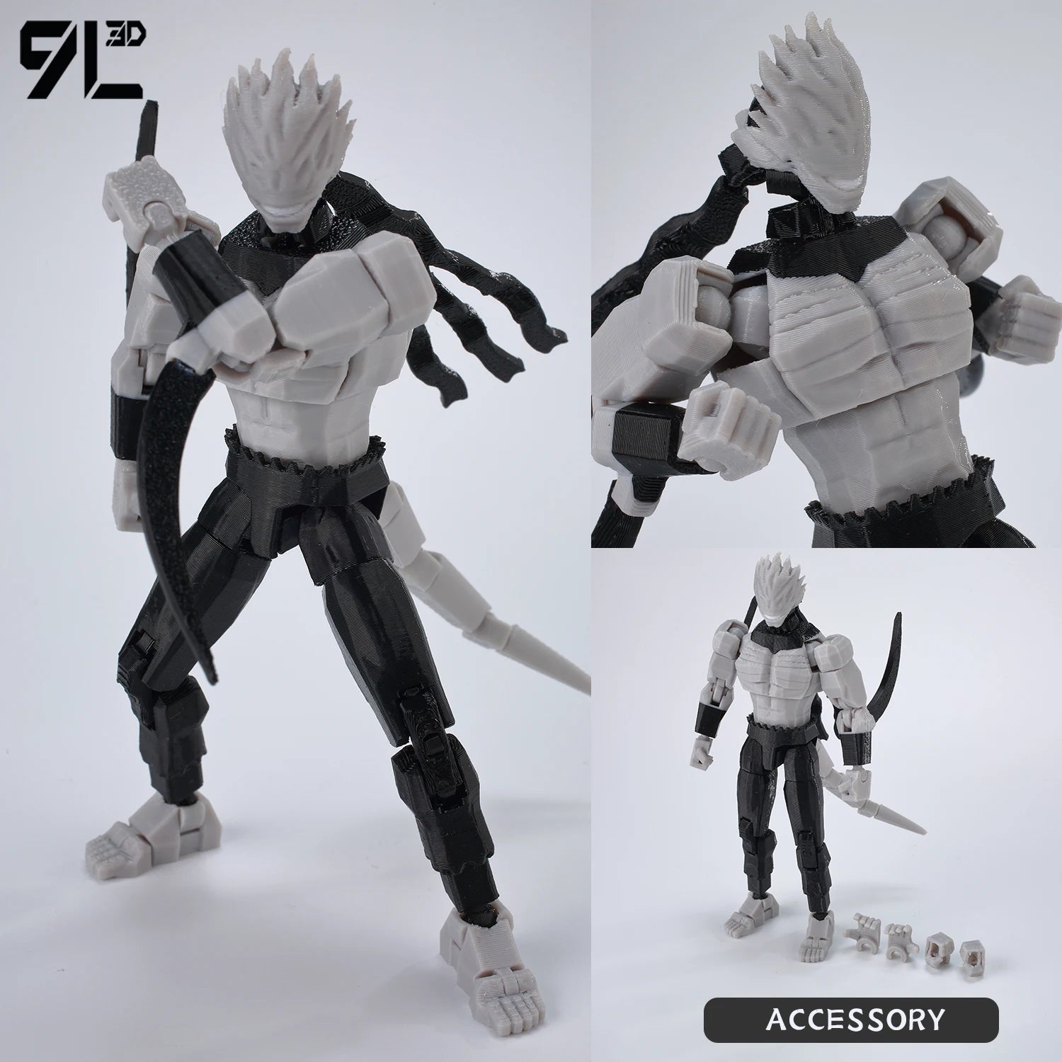 9L3D Lucky13 Gojo Sukuna Jujutsu Fushiguro Toji Gojo Satoru Actionfigur Dummy13 T13 Mehrgelenkige Sammlerstücke Titan13