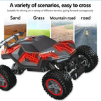 4WD RC Drift-Auto mit Musik, LED-Lichtern, 2.4G Gesten-Funkfernbedienung, Sprüh-Stunt-Auto, 360° drehbares Kletterauto, Spielzeuggeschenk