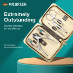 MR.GREEN Maniküre-Set Farbkontrast Nagelknipser Schneider Werkzeuge Kits Edelstahl Pediküre Reiseetui für Mann Frau