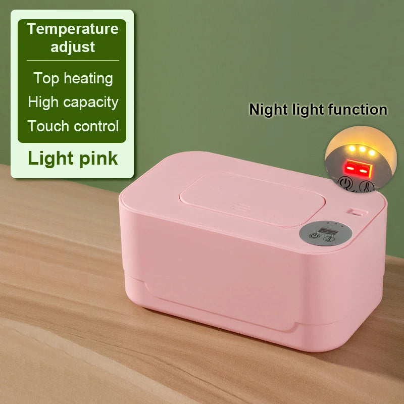 Baby Feuchttücherwärmer Spender Thermostat Wärmer Taschentuchbox Servietten Elektrische Heizung Isolierung Aufbewahrungsbox Halter