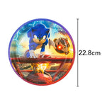 Sonic Geburtstagsparty Dekoration Spiel Igel Ballons Actionfigur Party Pappteller Handtuch Becher Tischdecke Spielzeug Kindergeschenke