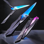 Taktischer Shooter faltbares Schmetterlingsmesser – 3D graviertes Sammlerstück tragbares Nahkampf-Ausrüstungsstück für Cosplay/Gaming-Zubehör Geschenke