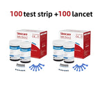 Sinocare Safe Accu2 Blutzuckermessgerät Blutzucker Testkit Diabetes Heim-Glukometer mit 50 Teststreifen oder nur Teststreifen