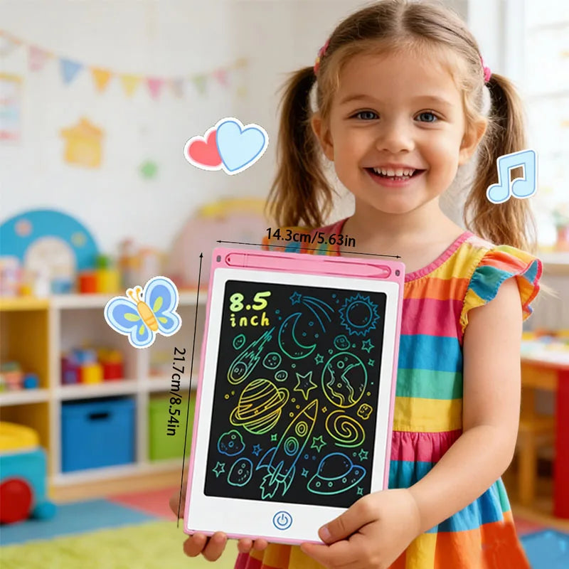 8.5/10/12 Zoll LCD Schreibtafel Zeichenbrett Doodle Kreidetafel Lernspielzeug für Kinder Geburtstagsgeschenk Reisespiel