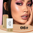 Bronze Foundation Stick Serum-verstärkte Hauttönung Seidige Textur Feuchtigkeitsspendende Deckkraft Concealer Base Ebenmäßiger Hautton Make-up