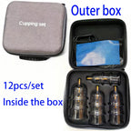 24tlg. Schröpf-Relax-Set, Vakuumsaugnäpfe in verschiedenen Größen mit Handpumpe und detaillierter Schröpfanleitung, Schröpf-Massage-Set zur Massage