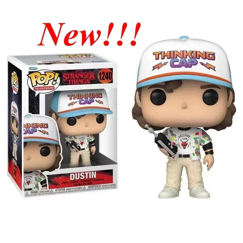 NEU!!! FUNKO POP Stranger Series #1462 Eddie #1250 Dustin Steve Robin Eleven Vinyl-Actionfiguren-Sammlermodelle für Geschenke