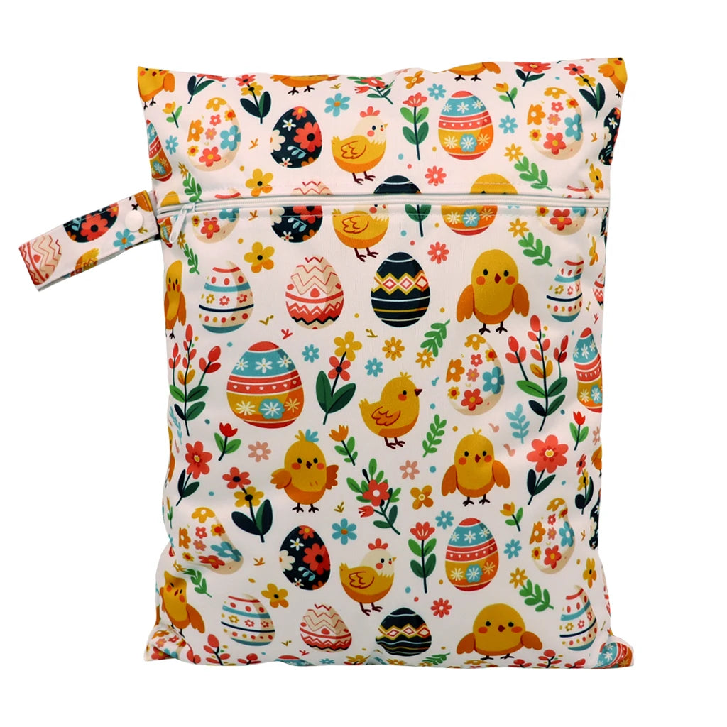 Wasserdichte Wickeltasche Windeltasche Mama Baby Umstandstasche Waschbare Reißverschluss Windel-Organizer Trockenbeutel Reisetragetasche 30x40cm