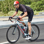 RION Radhose Mountainbike Atmungsaktiv Herren Gepolsterte Radhose Triathlon Herren Pro Lycra Fahrradhose MTB Kleidung