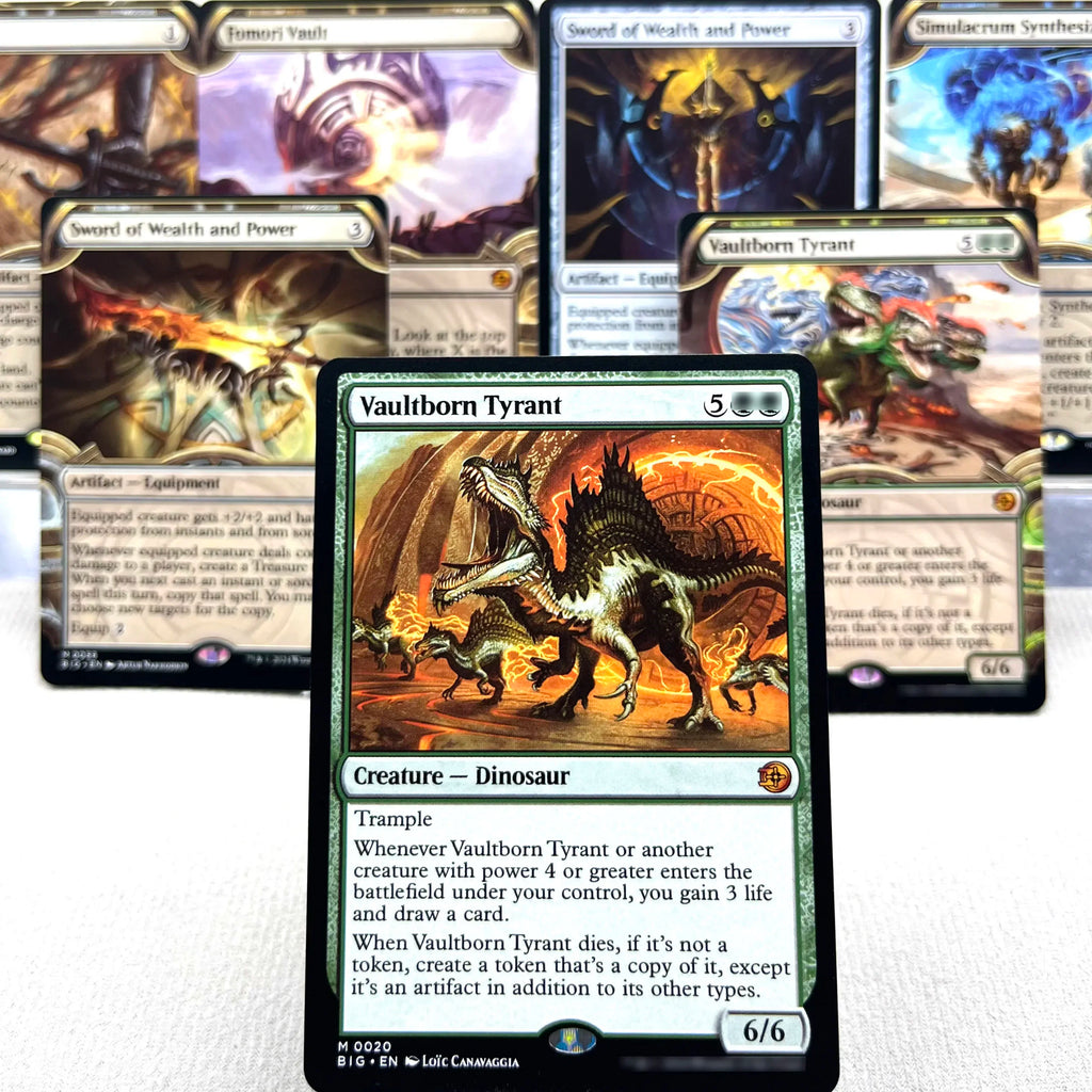 BIG MH3 OTJ OTP HOLO7-Ⅰ01 Tcg Karten-Proxys Magical Simulacrum Synthesizer und Power Vaultborn, der Tyrann Ulamog, die Sammel