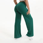 SoftMotion Damen Leggings Gerade Beine Mittlere Taille Yoga-Hose GYM-Leggings Naked Feel Pilates Laufhose Sporthose