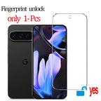 Fingerabdruck-Entsperrung Glas für Pixel 9 Pro 10 8A 9A 10A 7A 8 Pro Displayschutzfolie Pixel 9 Pro XL Panzerglas für Google Pixel 9