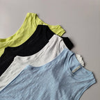Neue ärmellose Pilates-Sportbluse für Damen, sommerliche, dünne Weste, Fitness, schnelltrocknende, ärmellose Yoga-Shirts, Oberteil, lockerer Anzug