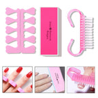 Maniküre-Set für Nagelpailletten-Kit Nagelpflege-Zubehörset Nagelkunst-Pinsel Nägel-Zubehör Maniküre-Werkzeuge