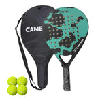 Leichter Carbonfaser-Käfig-Padel-Schläger | Tennisschläger Sportgeräte Fitness und Gesundheit, gute Elastizität, hohe Qualität!
