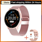 LIGE Wasserdichte Smartwatch für Damen, Echtzeit-Wettervorhersage, Herren-Uhren, Sport-Damen-Smartwatch für Damen, Android, iOS
