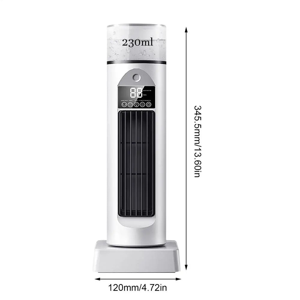 NEW Cold Air Fan Cool Air Fan Persona Air Conditioner Adjustable Speeds Humidifier Cool Gadgets with Timer & Remote