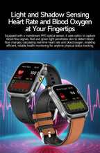 2026 Neue Gesundheits-Smartwatch Lasertherapie Reduziert Drei Hochs Blutsauerstoff Blutdruck Harnsäure Blutfette EKG-Smartwatch Für Herren