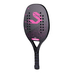 Vollcarbon 3K Faser Strandtennisschläger raue Oberfläche professioneller Schläger für Herren und Damen mit Schutzhülle