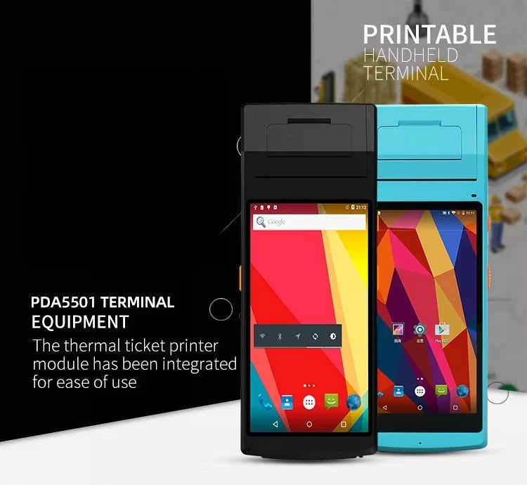 5,5 Zoll Android 11 4+64G Robustes mobiles Computer-PDA für Parkgebührensystem, Zahlungsterminal, Handheld-PDA