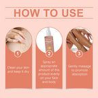 Kräuter-Selbstbräunungs-Essenz-Spray, bräunungsloses Bräunen, Verbesserung des Haut-Melanins, flüssiger Bronzer, natürlicher Bräuner für Körper und Gesicht, nährend