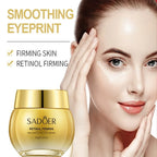 SADOER Retinol-Augencreme reduziert Augenringe und Falten, spendet Feuchtigkeit und strafft die Augenpartie, koreanisches Augenpflegeprodukt
