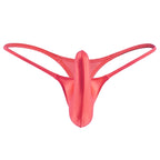 YAULAANG Sexy Herren Glanz Gay Unterwäsche Öliger G-String Tanga Glänzend niedrige Taille Hohe Elastizität Herren Dessous