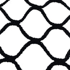 Golf-Übungsnetz, hochsichtbares rautenförmiges Netz, 2,5*2,5cm Maschenweite, 1,8-2mm Seildicke, Schwarz