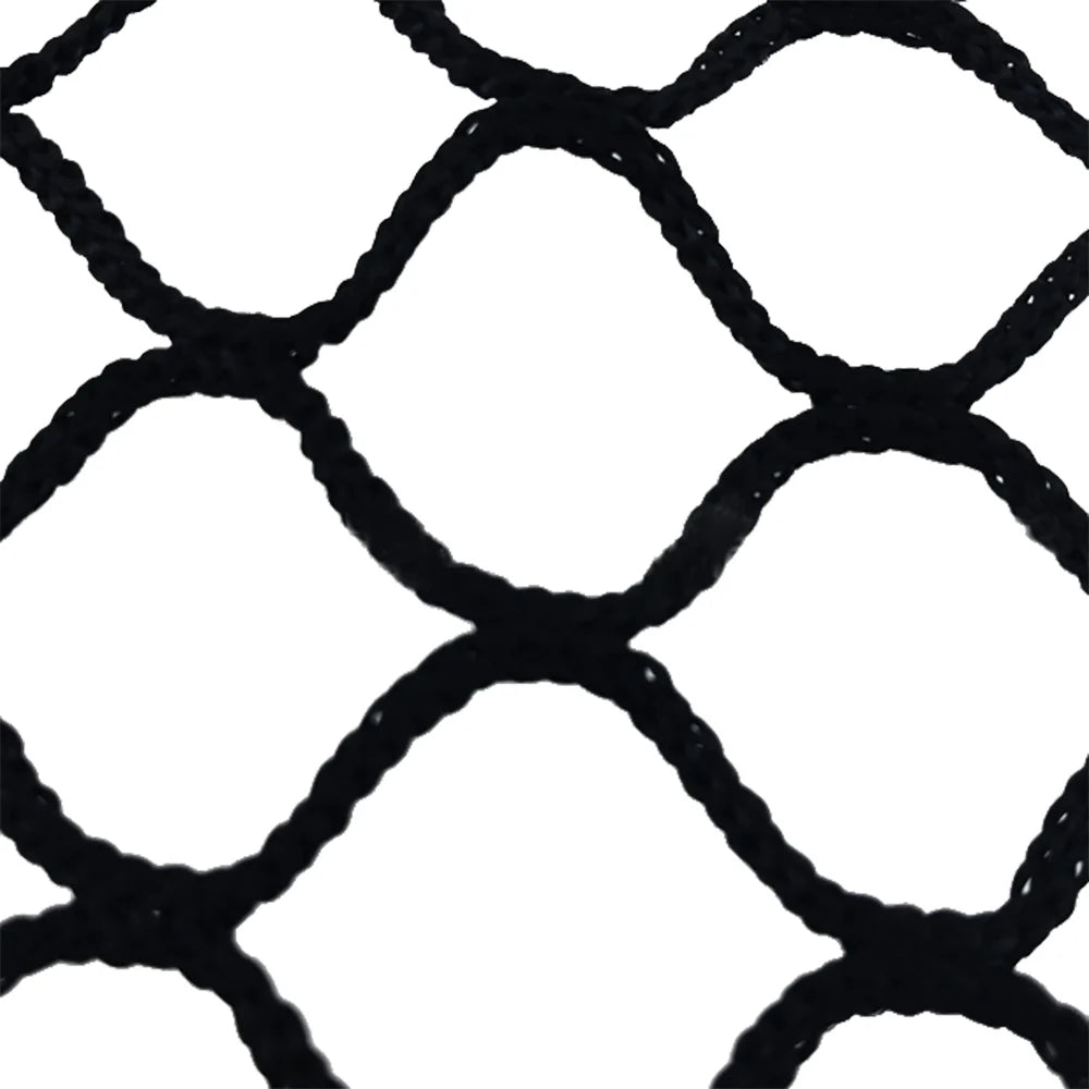 Golf-Übungsnetz, hochsichtbares rautenförmiges Netz, 2,5*2,5cm Maschenweite, 1,8-2mm Seildicke, Schwarz