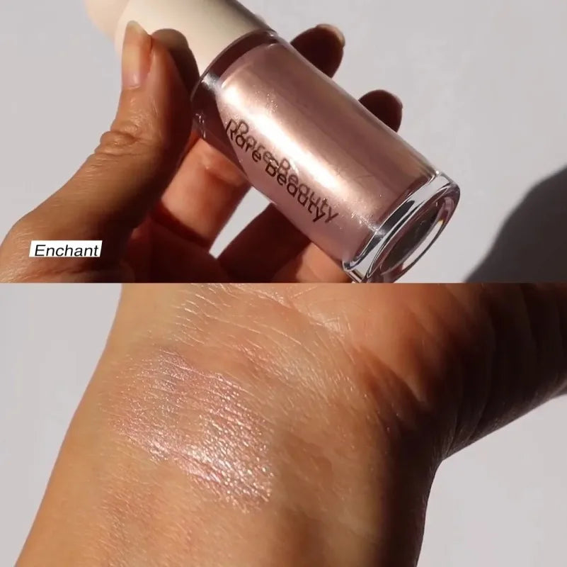 Rare Beauty Melting Cream Blush Make-up Matt Perlmutt Textur Glitzer Rouge Highlighter Hell nähren befeuchten Lipgloss
