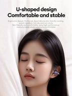 Lenovo LK6 Over-Ear Kabellose Bluetooth 5.4 Kopfhörer Klangqualität Rauschunterdrückung Ohrclip-Kopfhörer Lange Ausdauer Headsets