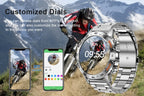 MEVADEN Steel 1,39 Zoll Herren Luxus-Smartwatch Bluetooth Anruf Sport-Fitness-Tracker Gesundheitsmonitor Smartwatch für Männer MD52