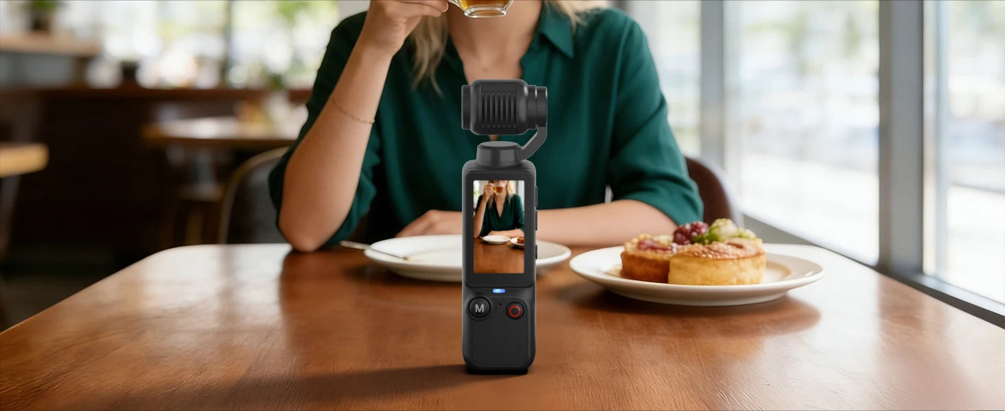 4K HD-Videokamera mit 1,9" CMOS, wiederaufladbar über USB, 180° drehbarer Action-Camcorder für Vlogging, Live-Streaming