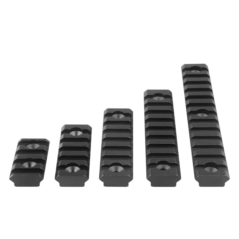 Jagd Taktische Picatinny Schiene 3-13 Slots 20mm Aluminium Schienenadapter Halterung für Keymod / M-LOK System Handschutz Zielfernrohr Montagebasis