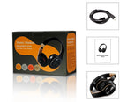 Herren Geschenk Gold Wireless Kopfhörer Bluetooth Kopfhörer Stereo Headset Spiel mit eingebautem Mikrofon, universell für Android und iOS