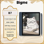 Bigme B7 E-Book-Reader, 7'' E-Ink-E-Reader, 300PPI, 8+128GB, Android 14 offenes System, Handschriftliches E-Book-Tablet mit 5MP Rückkamera