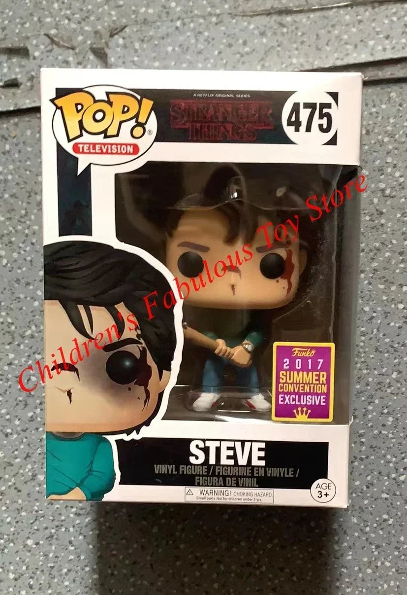 NEU!!! FUNKO POP Stranger Series #1462 Eddie #1250 Dustin Steve Robin Eleven Vinyl-Actionfiguren-Sammlermodelle für Geschenke
