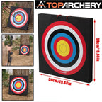 Toparchery 50x50x5cm EVA-Bogenschießscheibe – hochdichte, langlebige Schaumstoff-Schießscheibe für professionelles Jagdtrainingszubehör