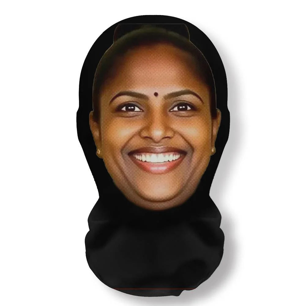 Lustiger indischer Gesichtsausdruck Parodie Abstrakt Humorvolle Maske Neuheit Live-Streaming Outdoor-Requisite Cosplay Kostümzubehör