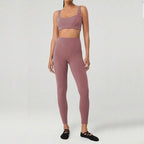 Nahtloses High-Waist Butt Lift Activewear Set Damen Sport Laufen Fitnessstudio Workout Sport Set Damen