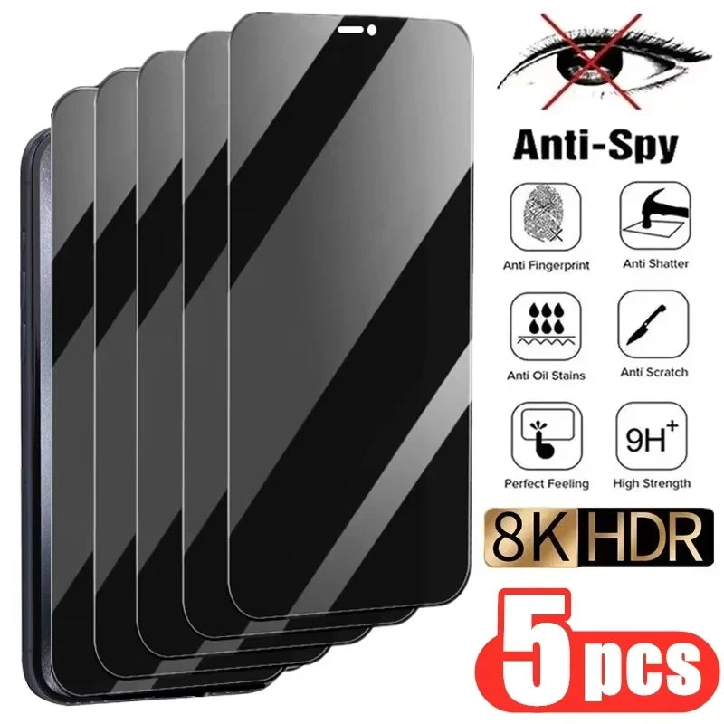 1-5 Stück Blickschutzfolien aus gehärtetem Glas für Samsung A07 A06 A05 A57 A56 A55 A54 A36 A35 A34 A33 A26 A25 A17 A16 A15 A14