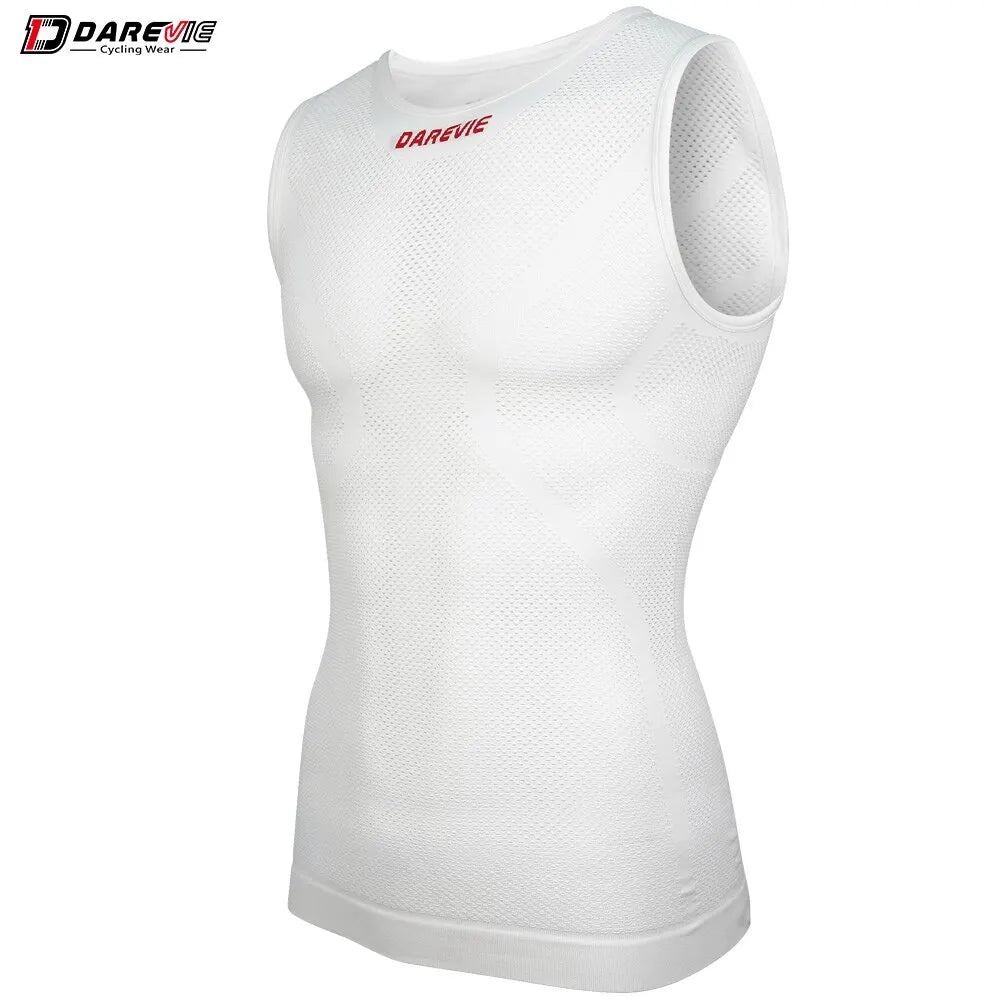 DAREVIE Radsport First Layer Herren Kompressions-Nahtlos Damen Fahrrad Radsport Inneres Sport First Layer Unterhemd Bike Base Layer