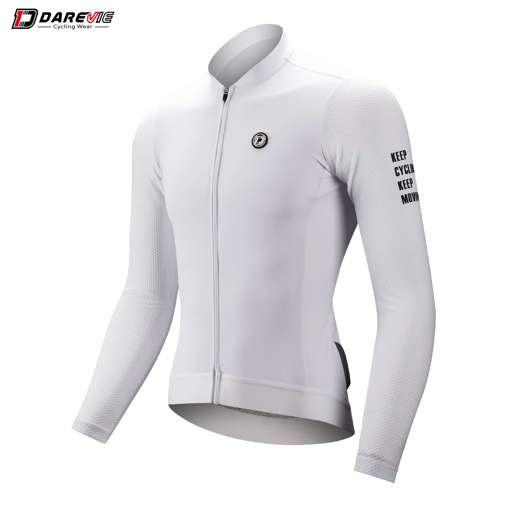 DAREVIE Radtrikot Kleine Größe SPF 50+ Trainingsniveau Herren Damen Langarm Radtrikot Atmungsaktives Herren Radtrikot