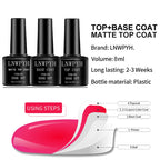 Nagelgellack-Kit mit LED-Nagellampe Semi-Permanent 27 Farben Soak Off Base & Top Coat Nagellack Maniküre-Set für Nagelstudio-Kit