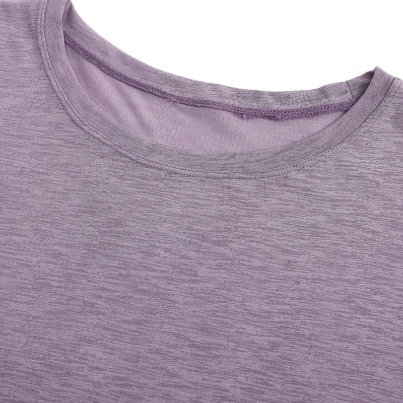 DRUR Damen Langarm Yoga T-Shirts, lockere Passform Sport Fitness Crop Tops lässig leichtes dünnes Shirt für Fitnessstudio Straße Reisen