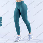 Damen High Waist Nahtlose Yoga Leggings Bauchkontrolle Po-Lifting Workout Hose Weiche Athletic Leggings für Fitnessstudio Fitness Laufen