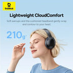 Baseus BH1 Lite Kabellose Kopfhörer Bluetooth 6.0 ENC Klare Anrufe Super Bass Hit Kopfhörer 80 Stunden Spielzeit Over-Ear Headset