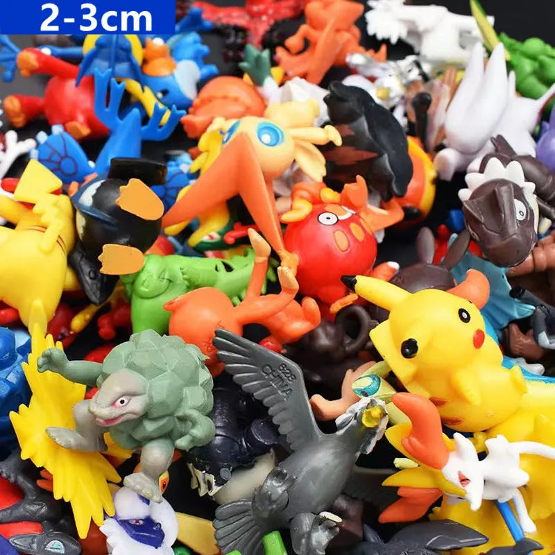 144 Anime Stil Actionfigur Modell Pokémon Figur Spielzeug Ornament Dekoration Sammlerstücke Spielzeug für Kinder Weihnachtsgeschenk